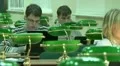 Students in the library for computers. HD Footage