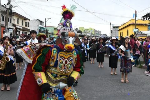 Students march during Independence Day celebrations in Sumpango, Guatemala - 15  Stock Photos