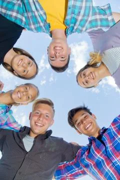 Students in park Stock Photos