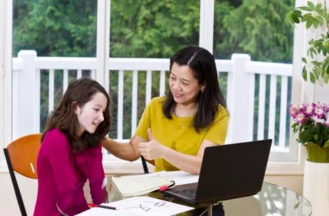 Students passes test Stock Photos