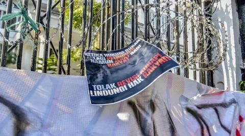 Students Protest Criminal Code Revision Stock-Fotos