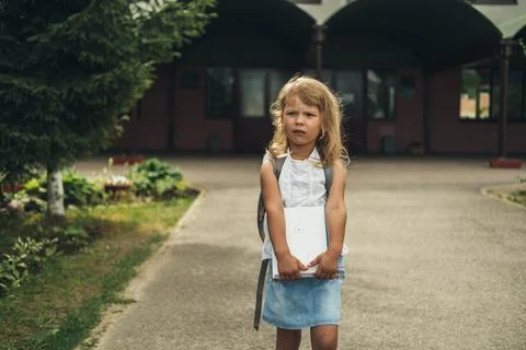 Students return to school. Stock Photos