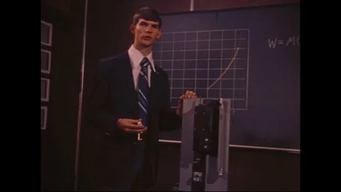 Students share the information about their project - 1970 Stock Footage 105754830