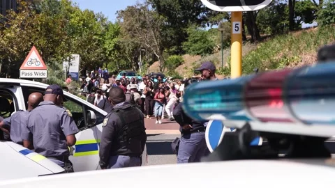 Students shut down  University of Cape Town Stock Footage 302275891