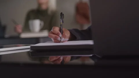 Students Taking Notes In Class Stock Footage 208795901
