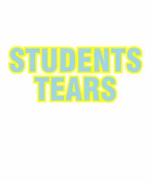 Students tears Stock Illustration