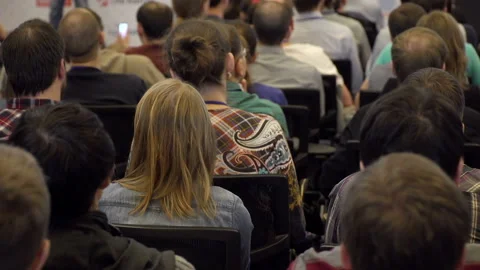 Students on training of Information Technology. IT conference for Young Programm Vidéo 199487414
