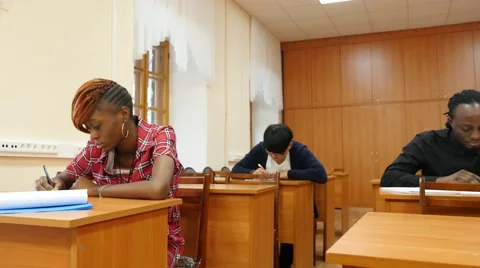 Students at University Classes 스톡 동영상 61200742