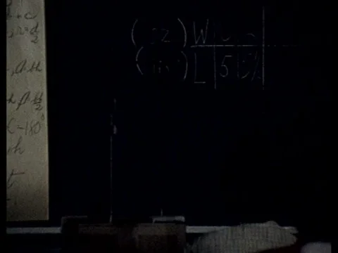 Students use a coil spring to make calculation in Math class in a NYC juniorƒ Stock Footage 75293429