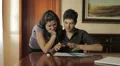 students working on a architectural plan - lover - exam - laugh HD Footage