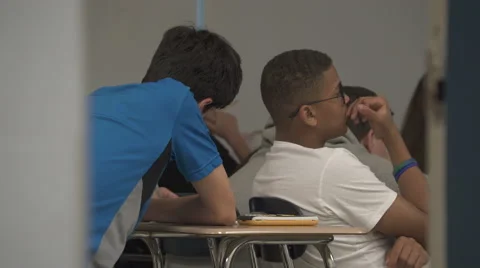 Students working in classroom (11 of 17) Stock Footage 50415301