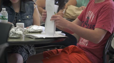 Students working in classroom (4 of 17) Stock Footage 50416102