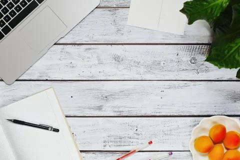 Students workplace with empty place Stock Photos