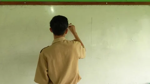 Students writing indoors Stock Footage 203195601