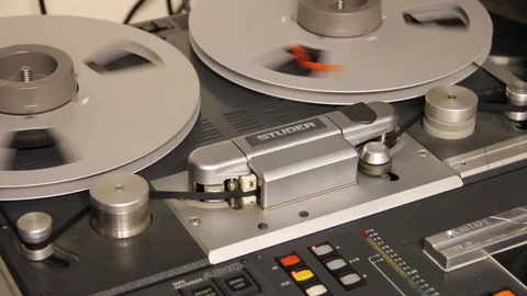 Studer Reel to Reel 3, Stock Video