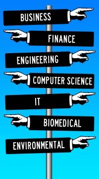 Studies career Stock Illustration