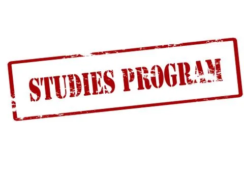 Studies program Stock Illustration