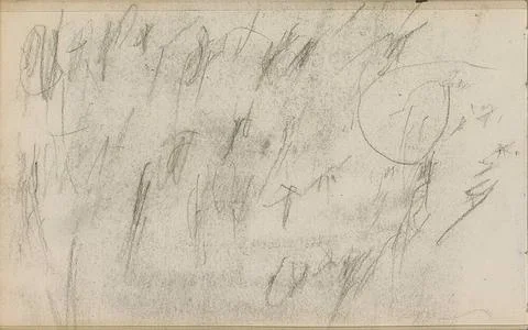Studies.Possible exercises for a monogram. Leaf 22 Verso from a sketchbook... Stock Photos