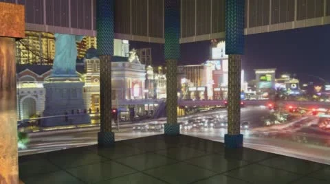 Studio 109 Angle B Stage with Screen and Timelapse Background Stock-Footage 60607030