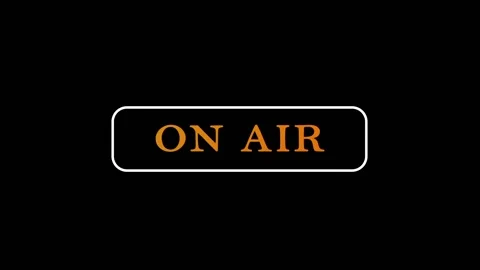 Studio On Air sign Vidéo 196912856