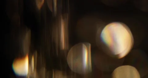 Studio anamorphic lens flare bokeh Stock Footage 316687197