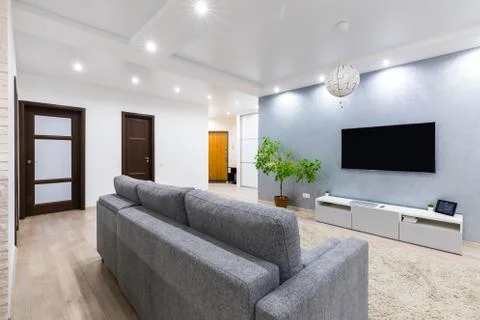 Studio apartment interior Stock Photos