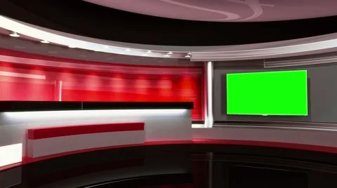 Studio. Background for any green screen or chroma key video production Stock Footage 62182757