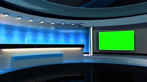 Studio. Background for any green screen or chroma key video production Stock Footage 62182758