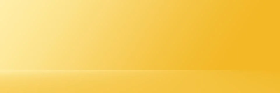 Studio Background - Bright Gold Gradient horizontal studio room wall background. Stock Illustration