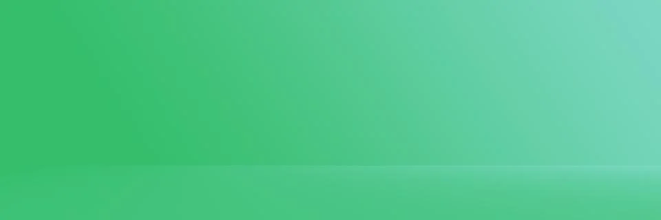 Studio Background - Bright Green Gradient horizontal studio room wall background Stock Illustration