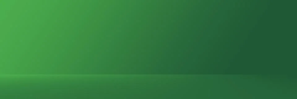 Studio Background - Bright Green Gradient horizontal studio room wall background Stock Illustration
