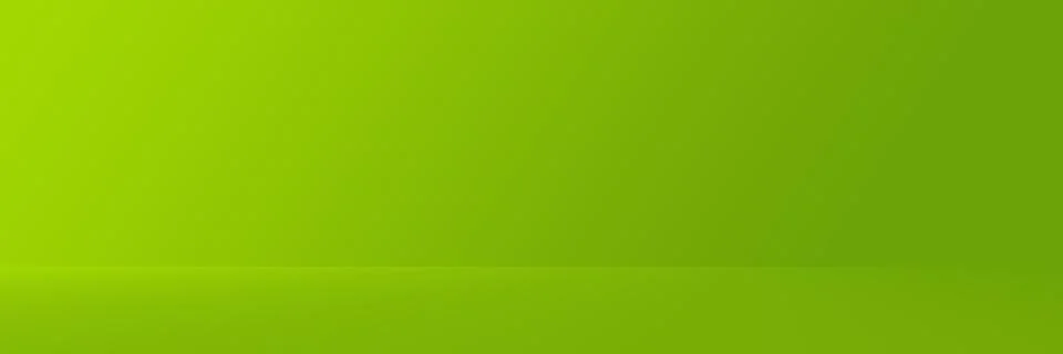 Studio Background - Bright Green Gradient horizontal studio room wall background Stock Illustration