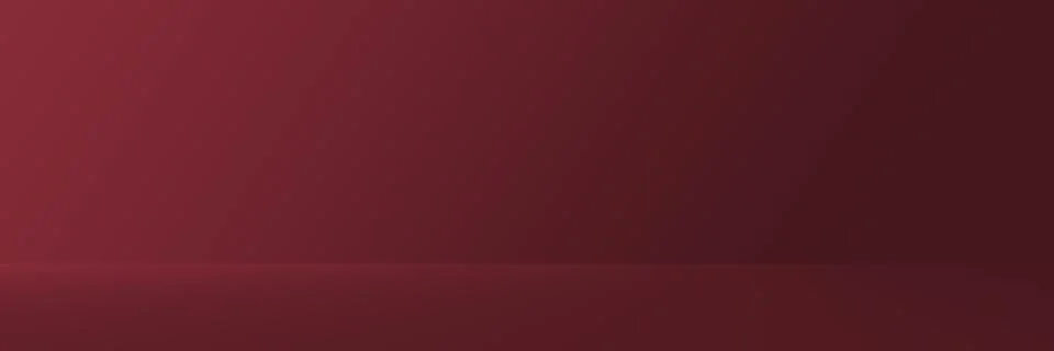 Studio Background - Bright Red Gradient horizontal studio room wall background. Illustrazione stock