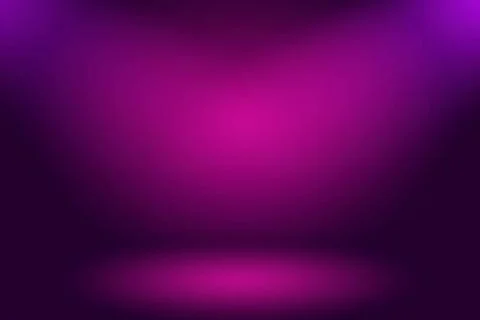 Studio Background Concept - abstract empty light gradient purple studio ro... Stock Photos