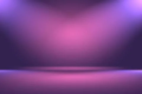 Studio Background Concept - abstract empty light gradient purple studio ro... Foto stock