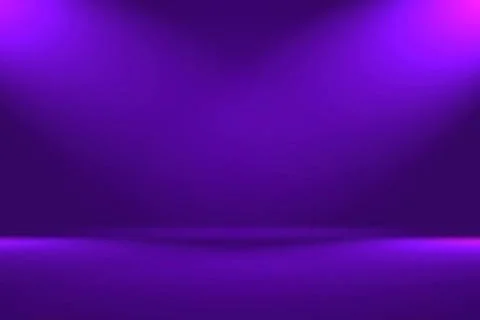 Studio Background Concept - abstract empty light gradient purple studio ro... Stock Photos