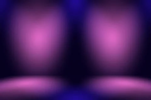 Studio Background Concept - abstract empty light gradient purple studio ro... Foto stock