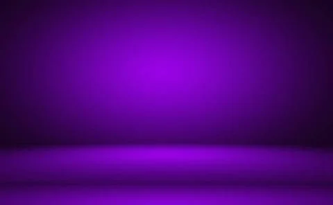 Studio Background Concept - abstract empty light gradient purple studio ro... Stock Photos