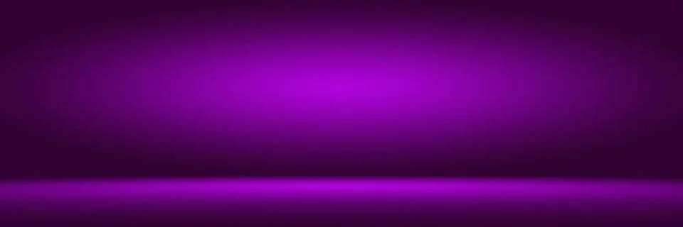 Studio Background Concept - abstract empty light gradient purple studio ro... Stock Photos