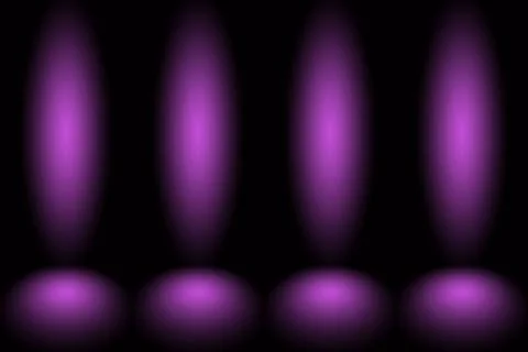 Studio Background Concept - Dark Gradient purple studio room background for Stockillustratie