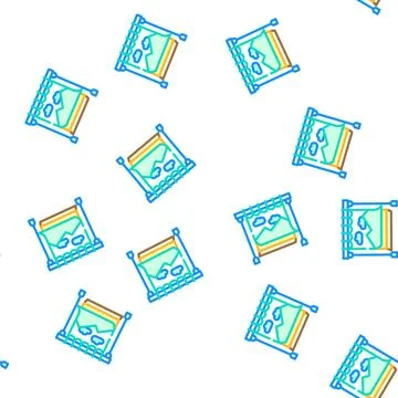 Studio background equipment vector seamless pattern Stock Illustration