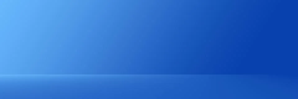 Studio Background - Gradient luxury dark blue horizontal studio room background. Stock Photos