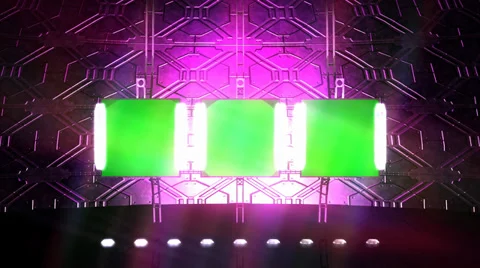 Studio background - green screen Stock Footage 34536292