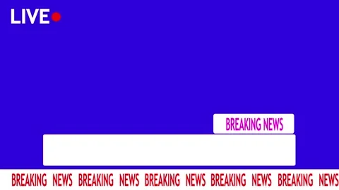 Studio Background for news report and breaking news on world live report. m.. Stock Footage 307977760