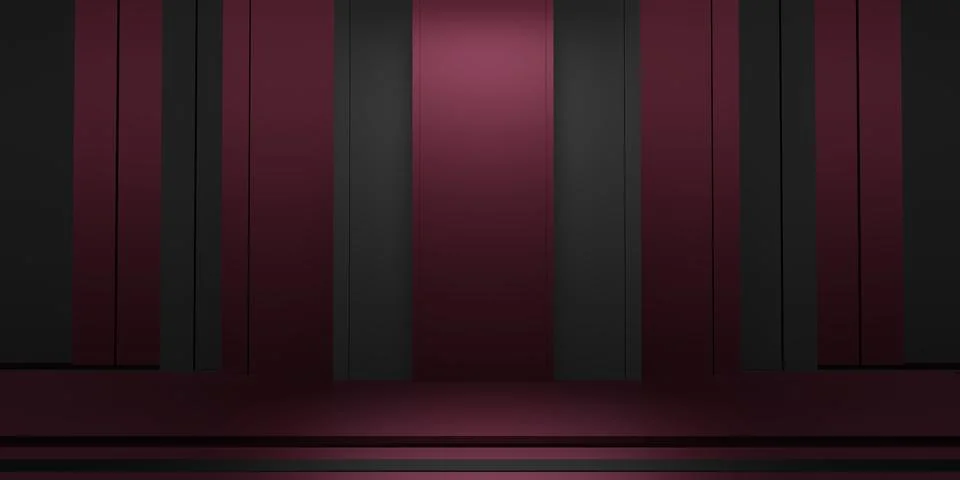 Studio background Shiny square base backdrop for product display 3D illustrat Stock Illustration