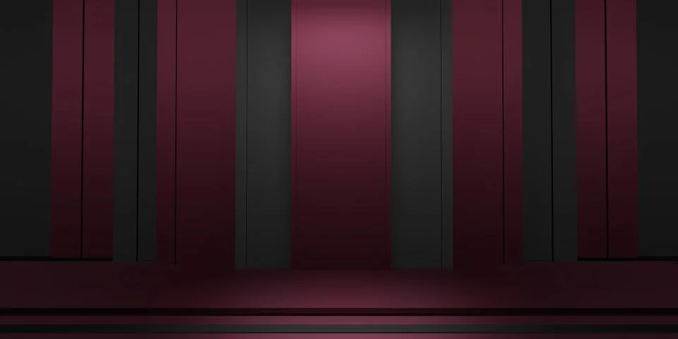 Studio background Shiny square base backdrop for product display 3D illustr.. Illustrazione stock