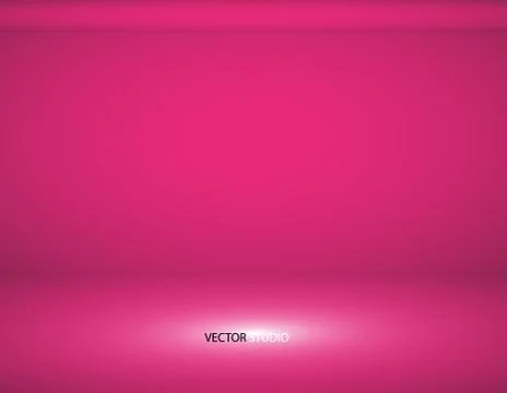 Studio background. Vector empty pink studio for your design, spotlight. Vector Stock Illustration