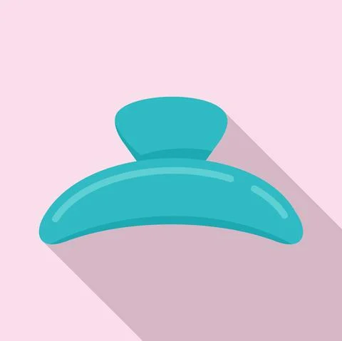 Studio barrette icon, flat style Stock Illustration