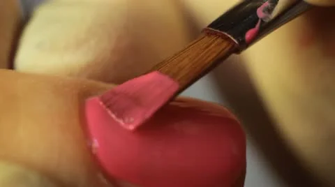Studio beauty, nails manicure, close up shot Stock Footage 12225522