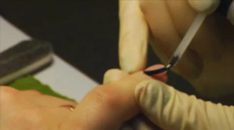 Studio beauty, nails manicure, close up shot Vídeos de archivo 13249592